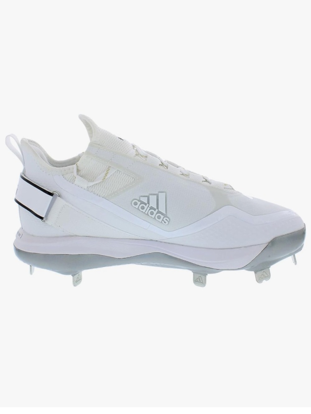 New adidas Men's Icon 7 Boost Baseball Cleats size 14 white black - Picture 2 of 8
